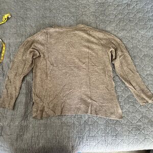 Old Navy heathered beige boxy sweater - size XXL